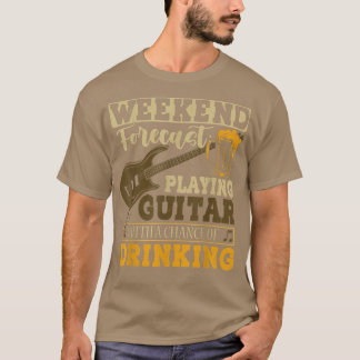 Camiseta Previsão De Fim De Semana Tocando Violão Com Beben