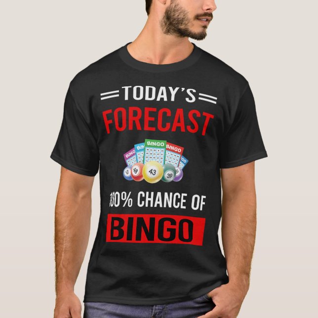 Camiseta Previsão de Hoje Bingo (Frente)