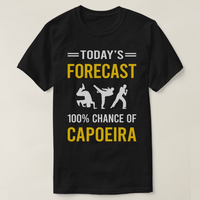Camiseta Previsão de Hoje Capoeira (Frente do Design)