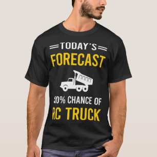 Camiseta Previsão de hoje de caminhões RC