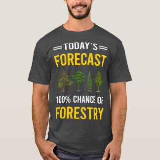 Camiseta Previsão de Hoje Floresta
