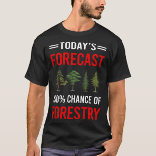 Camiseta Previsão de Hoje Floresta
