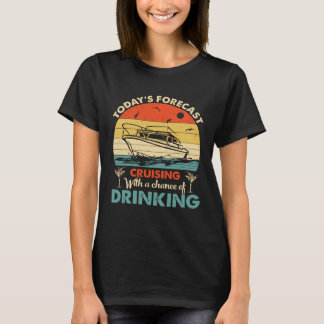Camiseta Previsão de Hoje ZX3r Cruising Com Chance de Drink