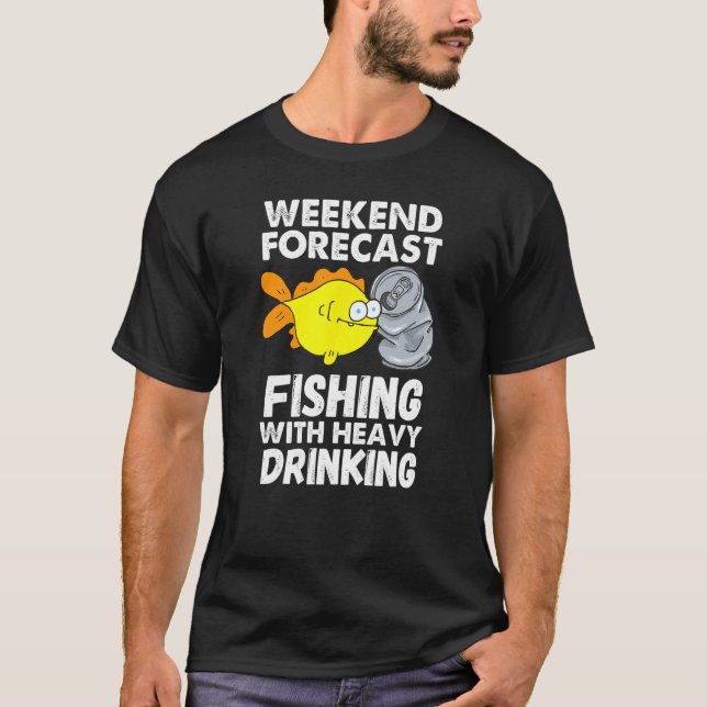 Camiseta Previsão de Pesca Caipira (Frente)