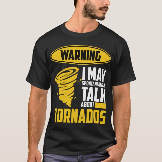 Camiseta Previsão de Tempo do Meteorologista Tornado Lover (Frente)
