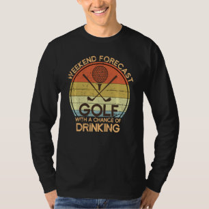 Camiseta Previsão Do Fim De Semana Com Uma Possibilidade De