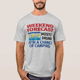 Camiseta Previsão do Fim de Semana Maioria das Oportunidade