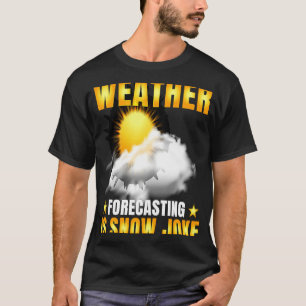 Camiseta Previsão do Tempo Não é Piada de Neve Clima Tempo
