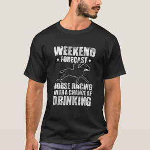 Camiseta Previsão Semanal Corrida De Cavalos Com Possibili