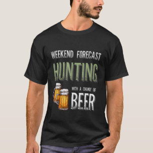 Camiseta Previsão Semanal De Caça A Veados Com Possibilid