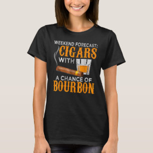 Camiseta Previsão Semanal De Cigarros Oportunidade De Bourb