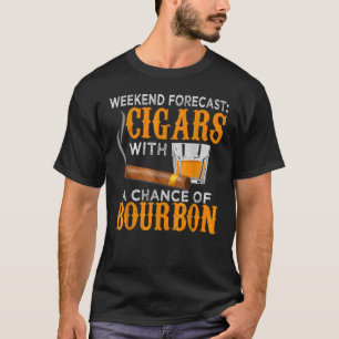 Camiseta Previsão Semanal De Cigarros Oportunidade De Bourb