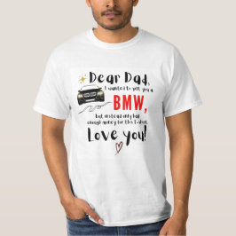 Camiseta Prezado Pai e BMW