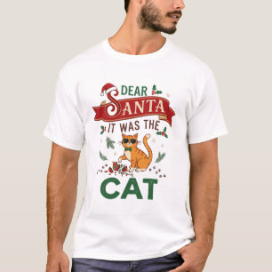 Camiseta Prezado Papai Noel Era Enfeite de Natal Laranja de