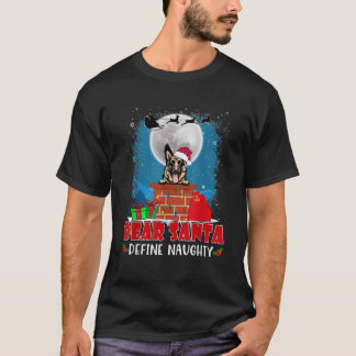 Camiseta Prezados Papais noeis Definem o Cachorro German sh