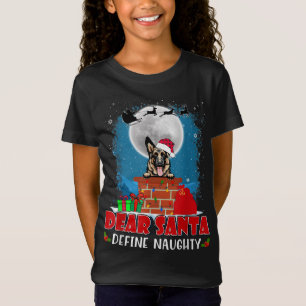 Camiseta Prezados Papais noeis Definem o Cachorro German sh