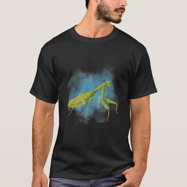 Camiseta Prezando Insetos de Mantis e Invertebrados (Frente)