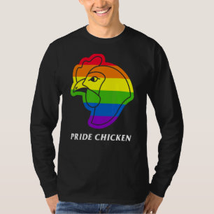 Camiseta Pride Chicken Lgbt Pun Fried Rainbow Flag Buffalo