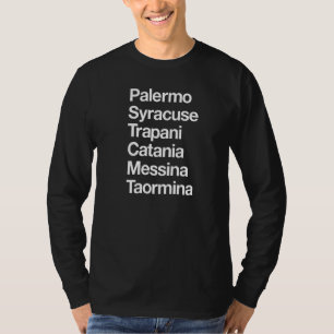 Camiseta Pride Viagem siciliano Cidades Siciliano
