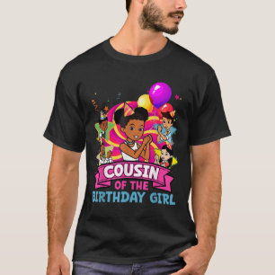 Camiseta Prima A Festa Da Menina Aniversariante Boneca Rosa