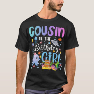 Camiseta Prima Da Aniversariante Peixe Marinho Aquário