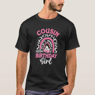 Camiseta Prima da Menina do Aniversário Vaca da Fazenda Bo