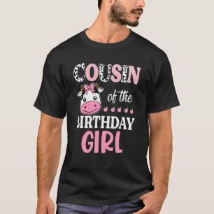Camiseta Prima da Menina que Faz Aniversário Fazenda Quinta