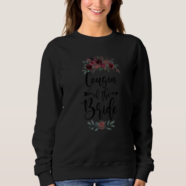 Camiseta Prima da Noiva Celebração de Chá de Casamento  (Frente)