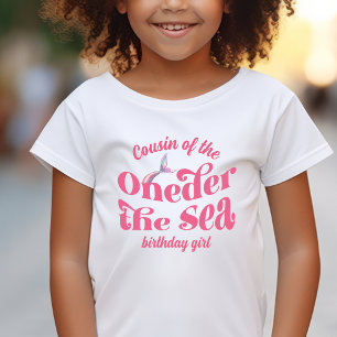 Camiseta Prima da Oneder A sereia do mar aniversariante