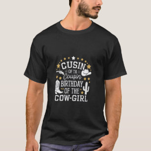 Camiseta Prima da Vaqueira de Aniversário Rodeio Vaqueira N