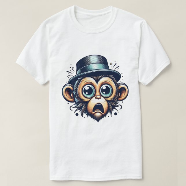 Camiseta Primate Panic Hat Shirt (Frente do Design)