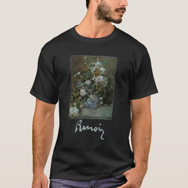 Camiseta Primavera Buquê Por Pierre Renoir - Flores De Vida (Frente)