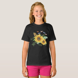 Camiseta primavera de girassol
