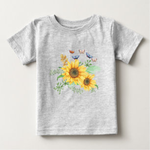 Camiseta primavera de girassol