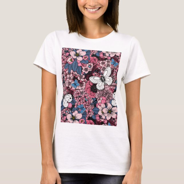 Camiseta Primavera jardim 2 (Frente)