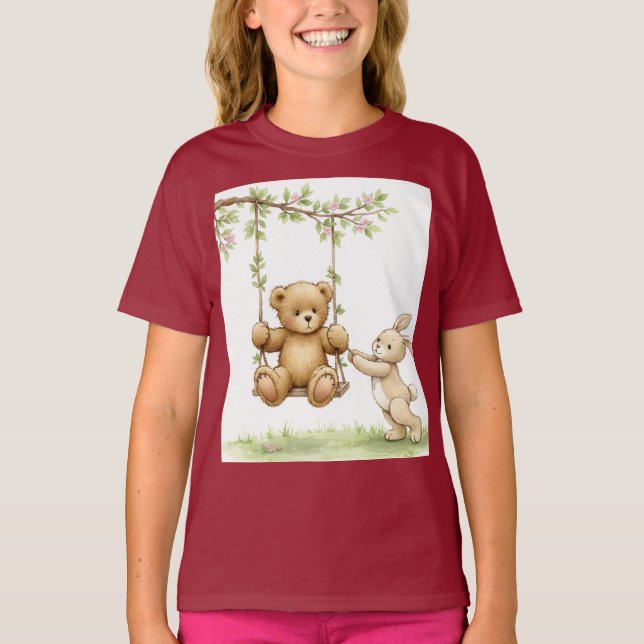 Camiseta Primavera Joys, Coleção de Natasha Us (Frente)