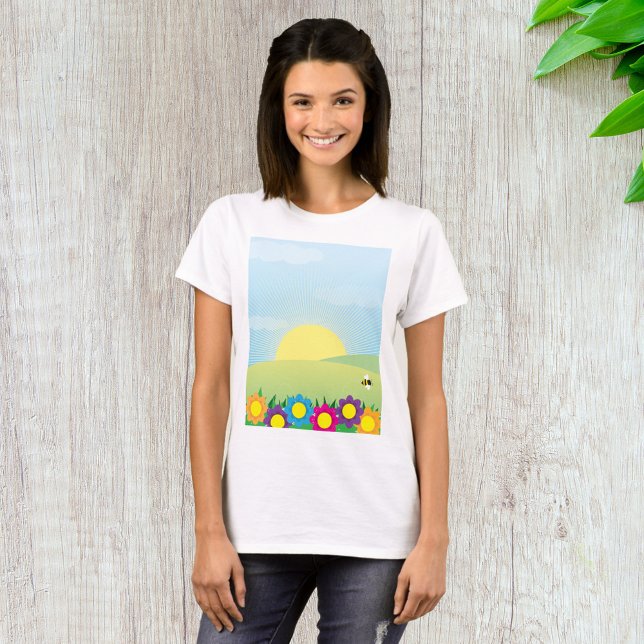 Camiseta Primavera Meadow (Criador carregado)