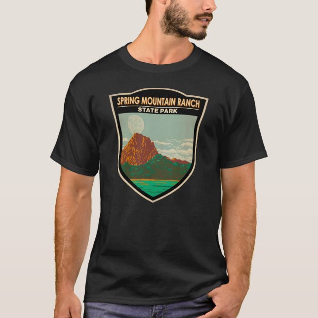 Camiseta Primavera Mountain Ranch State Park Nevada Vintage (Frente)