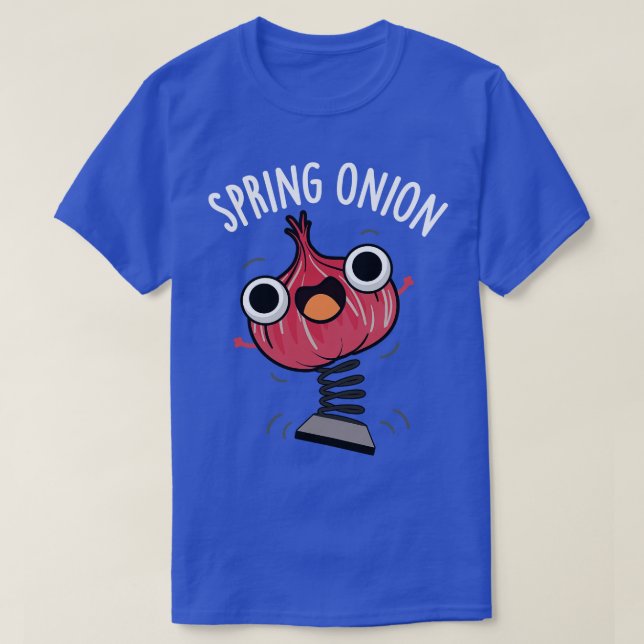 Camiseta Primavera Onion Funny Veggie Puns (Frente do Design)