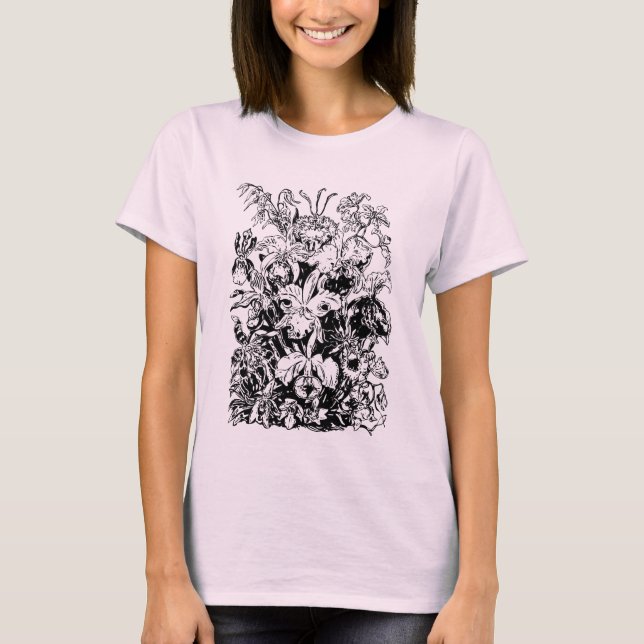 CAMISETA PRIMAVERA ORCHIDS (Frente)