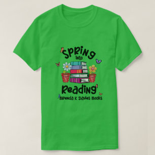 Camiseta Primavera Para Ler Os Livros De Brenda K Davies