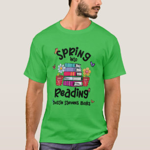 Camiseta Primavera Para Ler Os Livros Do Dustin Stevens