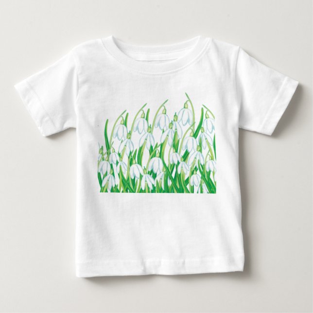 Camiseta Primavera Snowdrops (Frente)