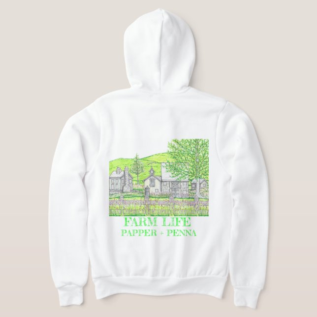 Camiseta Primavera Stone Barn Hoodie (Postura das costas)