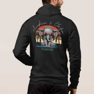 Camiseta Primavera Sunshine e Ele se diverte Retro Beach.