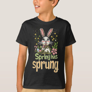 Camiseta Primavera tem o Sprung Holiday Páscoa Engraçado Te