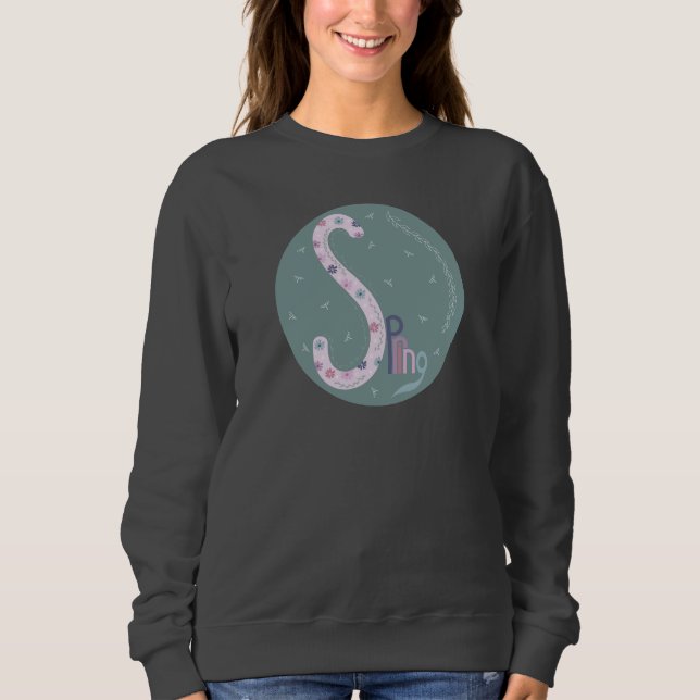 Camiseta primavera verde (Frente)