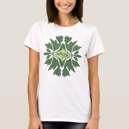 Camiseta Primavera Verde Deixa A Tipografia Estética