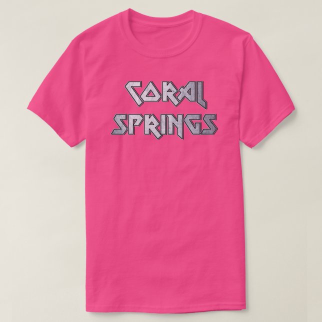 Camiseta Primaveras de coral FL (Frente do Design)