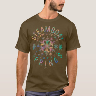 Camiseta Primaveras de vapor JCombs, Colorado, neve 373
